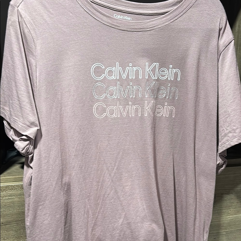 Calvin Klein Purple Short Sleeve Tee